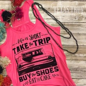 Texas True Threads-Life Is Short Tank